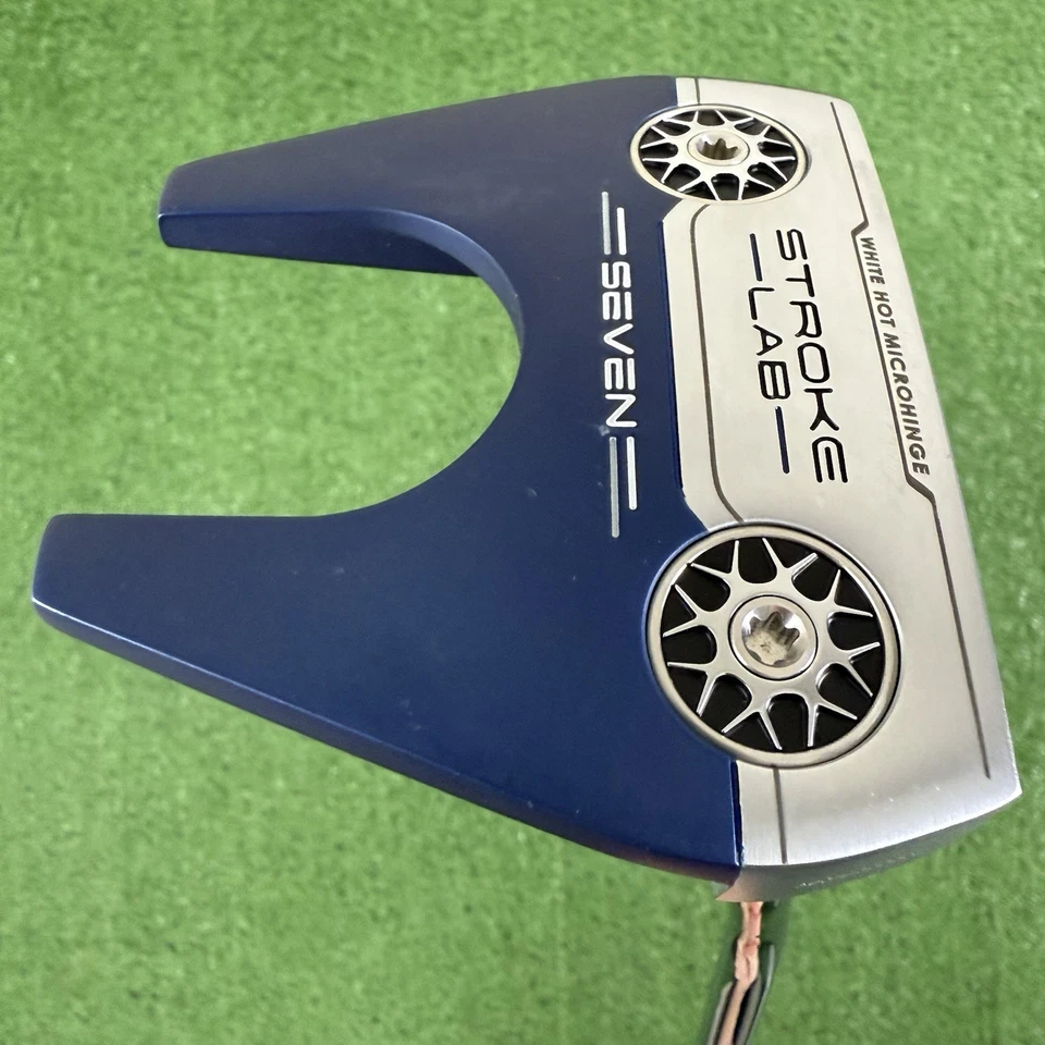 Odyssey Stroke Lab Seven Blue Mallet Putter 33" Womens Ladies Right Handed - Image 2 of 4