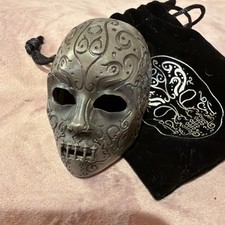 Litjoy Magical Harry Potter Dark Arts Death Eater Mask Metal Replica 3 x 2