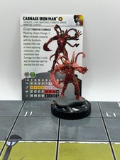Marvel Heroclix Spider-Man Beyond Amazing 058 Carnage iron man Chase