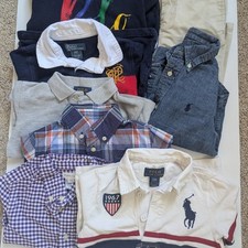 Polo Ralph Lauren Boys Plaid Stripes Preppy Bundle