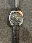 Seiko Men's Chronograph Automatic Watch Pogue Pepsi 6139-6002 Vintage Nice Watch