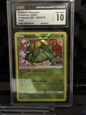 2022 Radiant Venusaur Holo CGC 10 