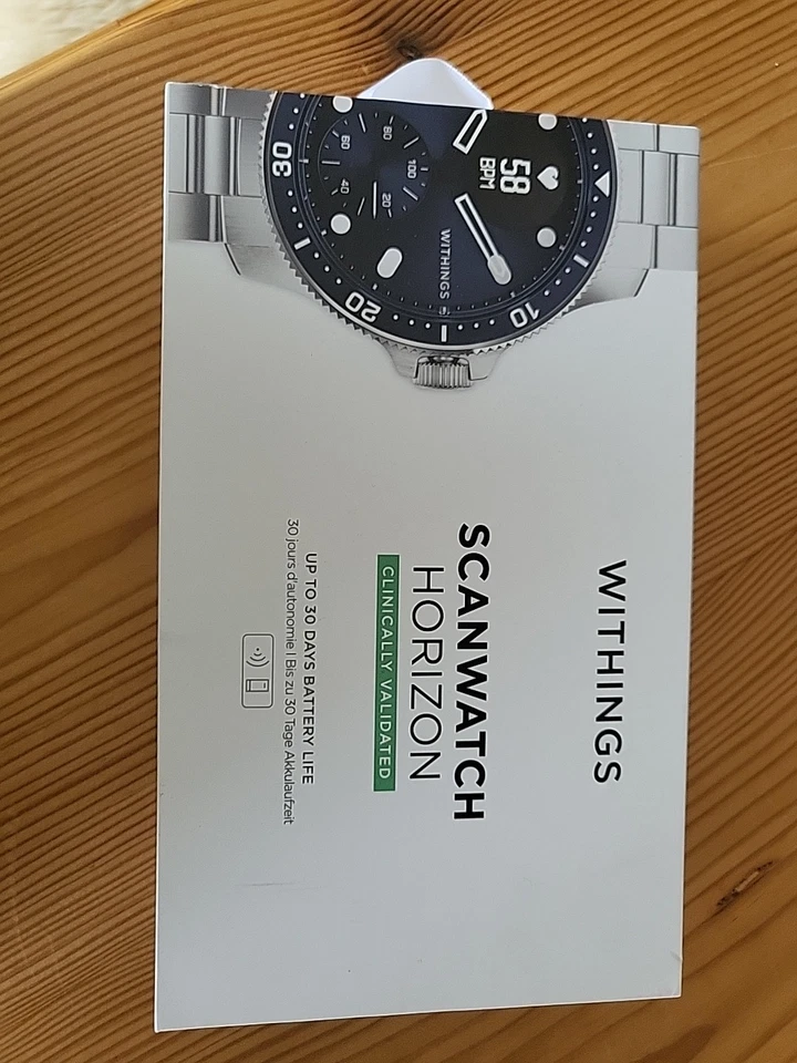 Withings ScanWatch Horizon blau gebraucht - Bild 3 von 3