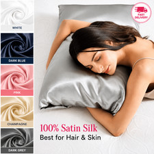 Satin Silk Pillowcases Momme Mulberry Silk Hair Skin Care Pillows