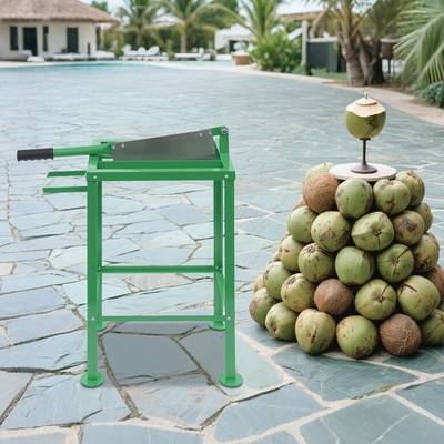 Coconut Cutting Tool Manual Coconut Cutter Steel Coconut Cutter Stand 70*33*81cm