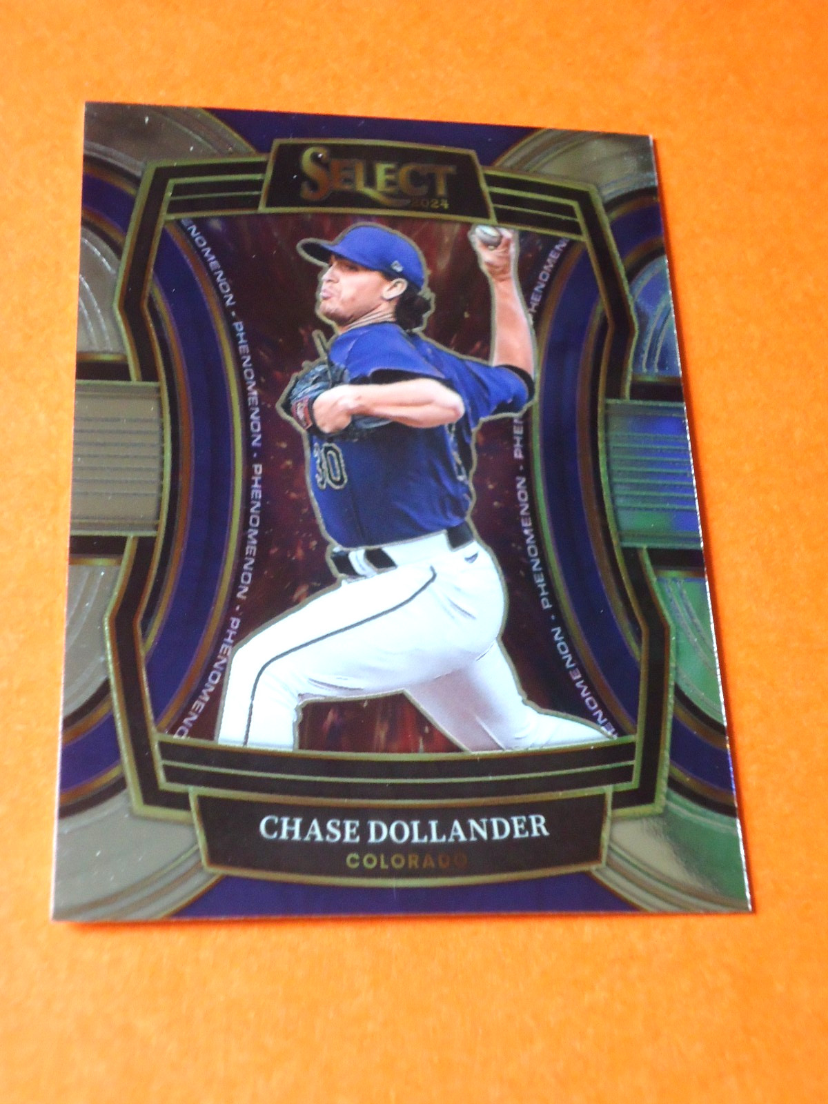 Chase Dollander - 2024 Panini Select Phenomenon Baseball card #5 - Rockies - P