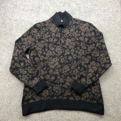 Abercrombie & Fitch Sweater Womens Small Floral Pattern Pullover Soft Knit