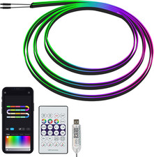 Rgb Ambient Car Interior Lights With Smart App - 118 Ultra-thin Led Strip Kit