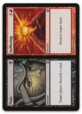 Pain // Suffering #72 (NM) Duel Decks: Ajani vs. Nicol Bolas DDH Magic MTG