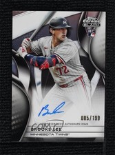 2025 Topps Chrome Black Refractor 5/199 Brooks Lee #CBA-BL Auto 0c4l