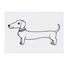 'Sausage Dog' Temporary Tattoos / Transfers TO00020972