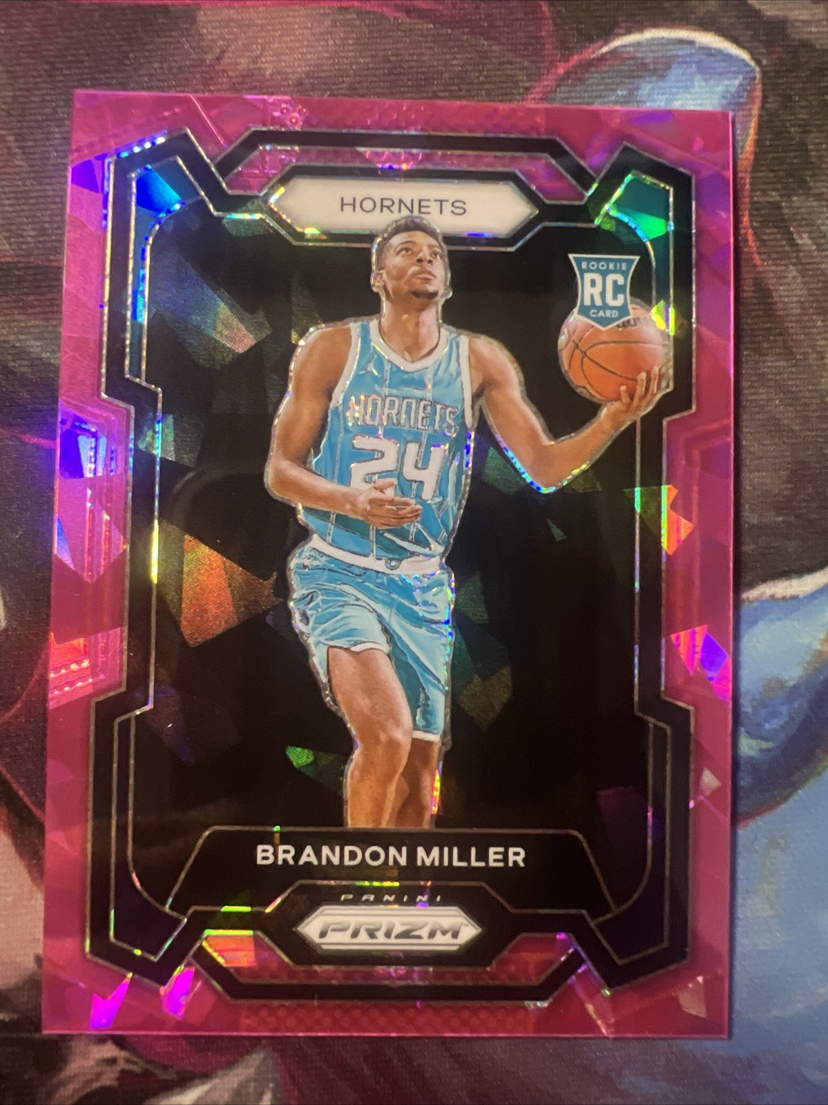 2023-24 Panini Prizm - Brandon Miller #152 Pink Ice Prizm (RC)