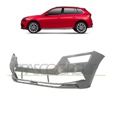 Stoßstange vorne grundiert ohne SRA passt für Skoda Kamiq Baujahr 11/19 -02/24