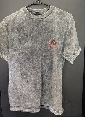 Hawaiian Lava Shirt Unisex Medium Black Hawaiian Islands Map Lava-Dyed