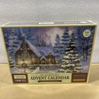 Christmas Jigsaw Puzzle Advent Calendar 1008 Piece Winter Cottage Scene Sealed