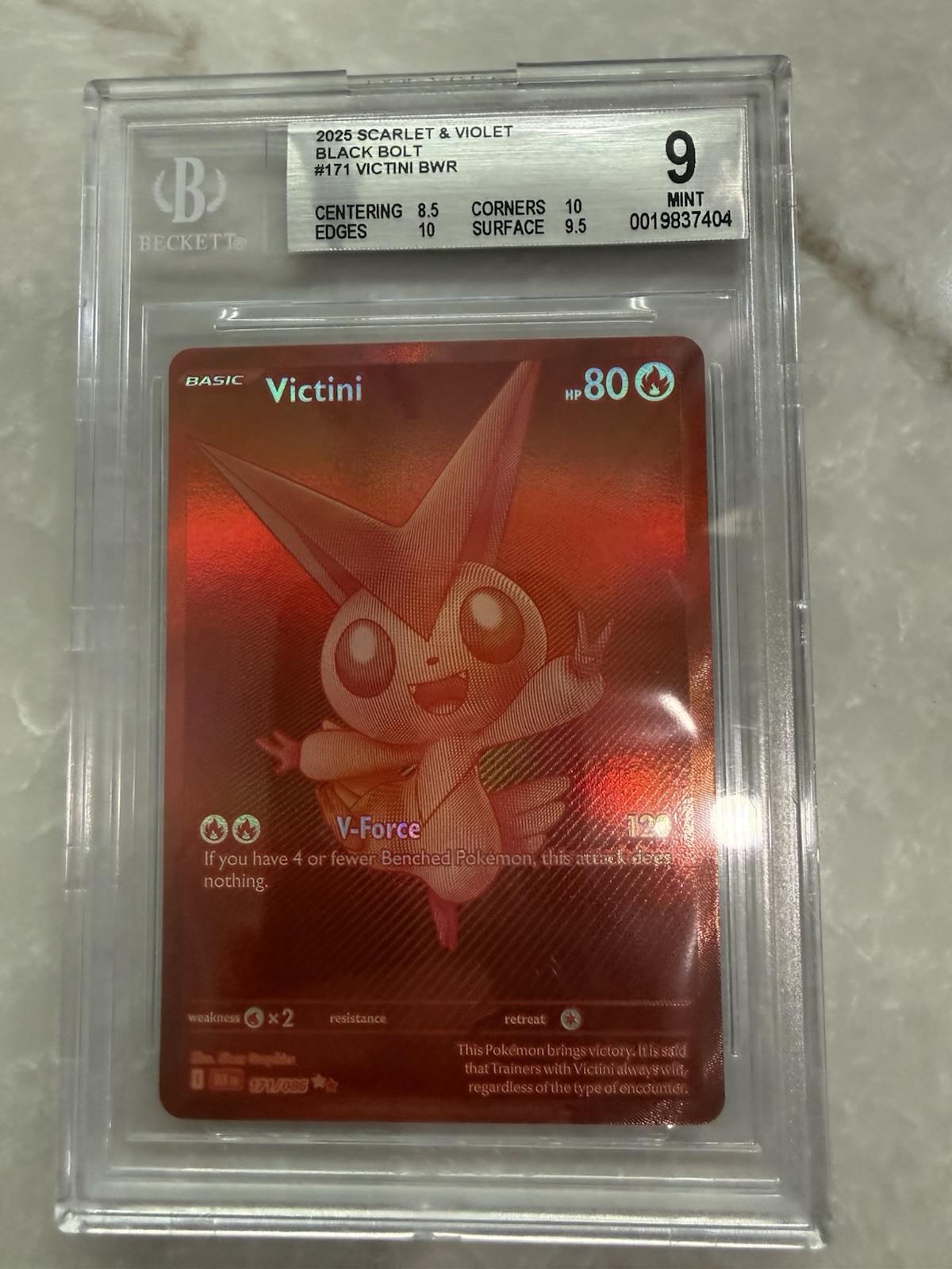Victini 171/086 Sv: Black Bolt Holo