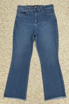 Lee Heritage Jeans Women's size 12 Bootcut Stretch High Rise Blue (30x27)
