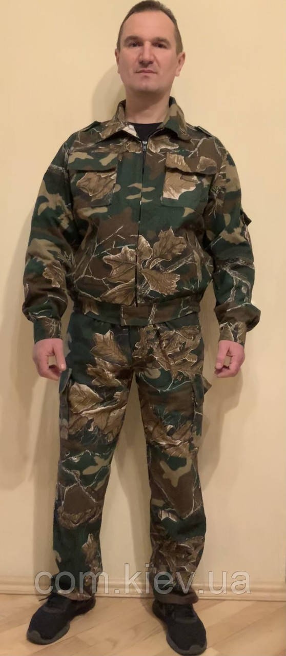 Traje de camuflaje de algodón de verano (chaqueta y pantalón) para...
