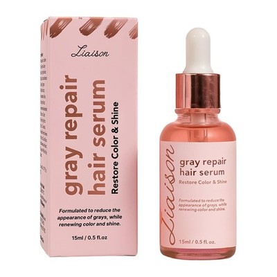 Gray Repair Hair Serum   Restore Natural Hair Color & Shine | Ginger Root & An