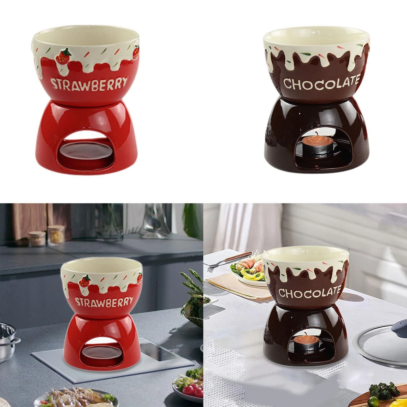 Fondue Pot Set Cheese Serving Fondue Melt Hot Pot Bowl Set Date Night Fondue Mug
Opens in a new wind