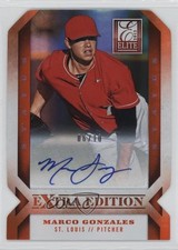 2013 Panini Elite Extra Edition 6/10 Marco Gonzales #6 Auto 8k4