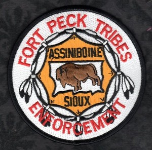 Fort Peck Tribes Montana ( Assiniboine Sioux ) Enforcement Patch