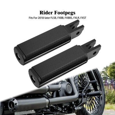 Reiter Fußstütze Nicht-Slip Vorne Fußrasten Defiance Für Harley Softail 2018-23