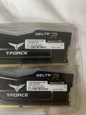 TEAMGROUP T-Force Delta RGB DDR4 32GB (2x16GB) 3600MHz RAM | eBay