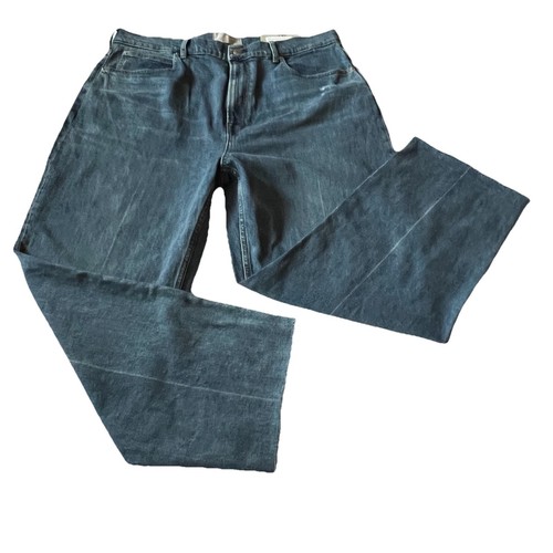 Everlane The Way High Jean Frayed Relaxed Straight Blue Denim Women’s Sz 34 NWT - Picture 1 of 16