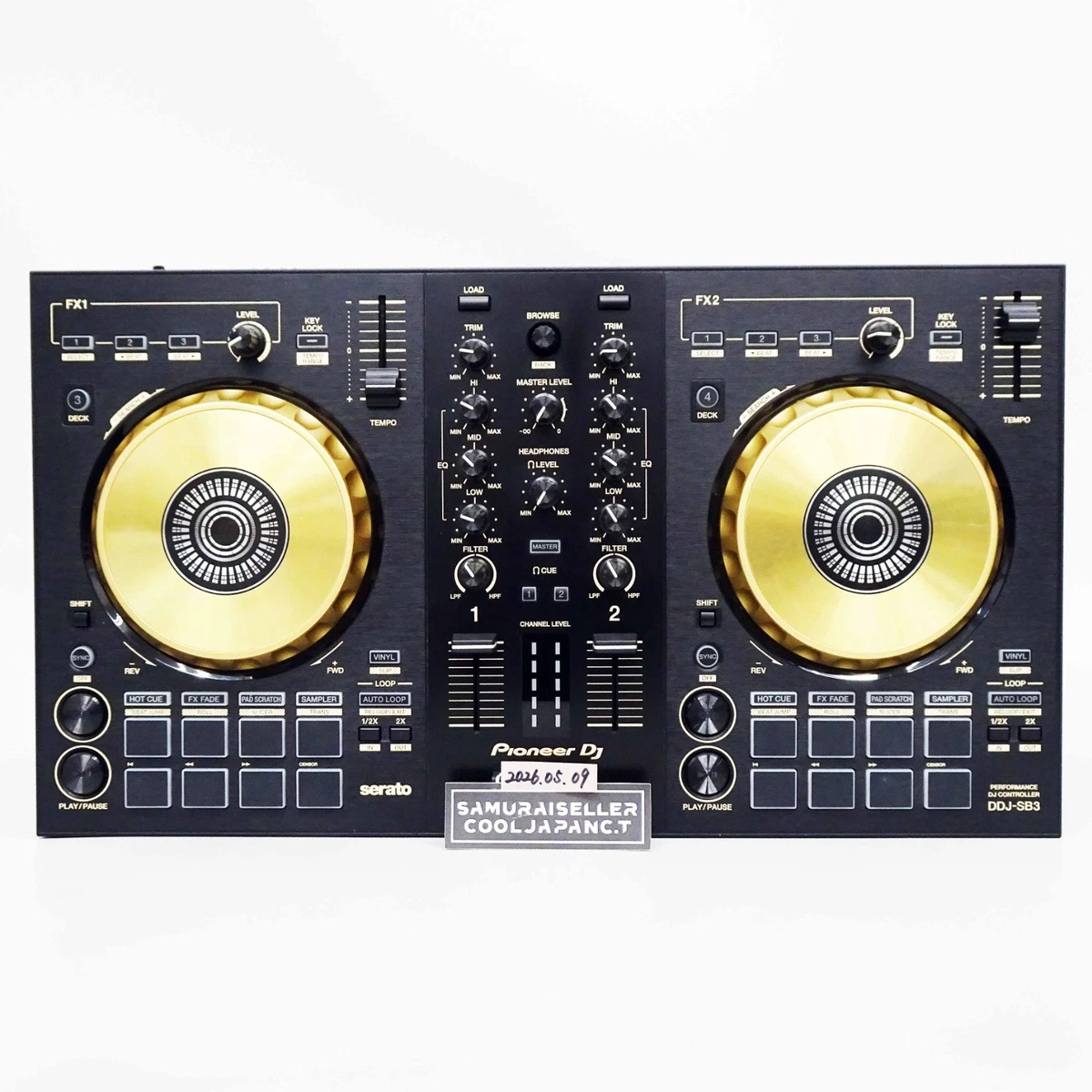 Pioneer DDJ-SB3 DJ Controller Gold 2021 Limited DDJSB3N DDJ-SB3-N