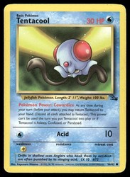 Tentacool 56/62 Fossil Common - Pokemon TCG