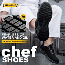 Men Women Unisex Kitchen Chef Work Shoes Non Slip Oil Proof Breathable Lightweig