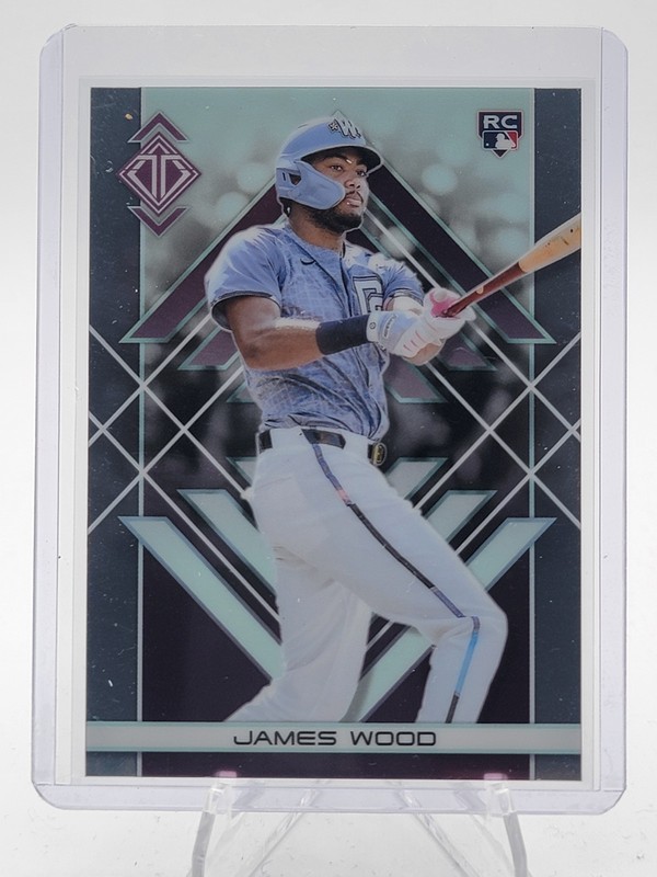JAMES WOOD 2025 TOPPS TRANSCENDENT CHROME ROOKIE RC #85 NATIONALS Q2091