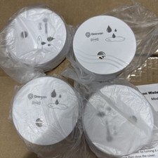 Geevon 4 Pack Water Leak Detector, 100dB Water Sensor Alarm Flood Detector