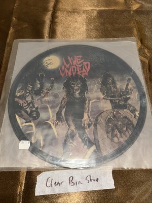 Slayer Live Undead - 1985 Picture Disc Vinyl Record Metal Blade NICEEEE