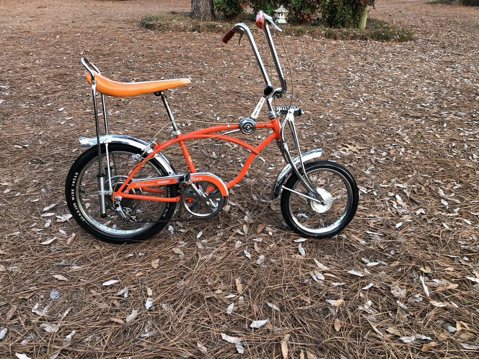 复古 20 世纪 70 年代 Schwinn 橙色 KRATE 仅提货 — 第 3/4 张图片