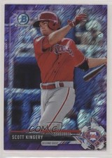 2017 Bowman Chrome Prospects Purple Shimmer Refractor Scott Kingery #BCP174 0i21