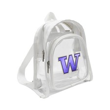 Littlearth Ncaa Clear Mini Backpack Washington Huskies