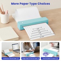 A4 Portable Thermal Printer Wireless Bluetooth Inkless Mobile Travel Printer