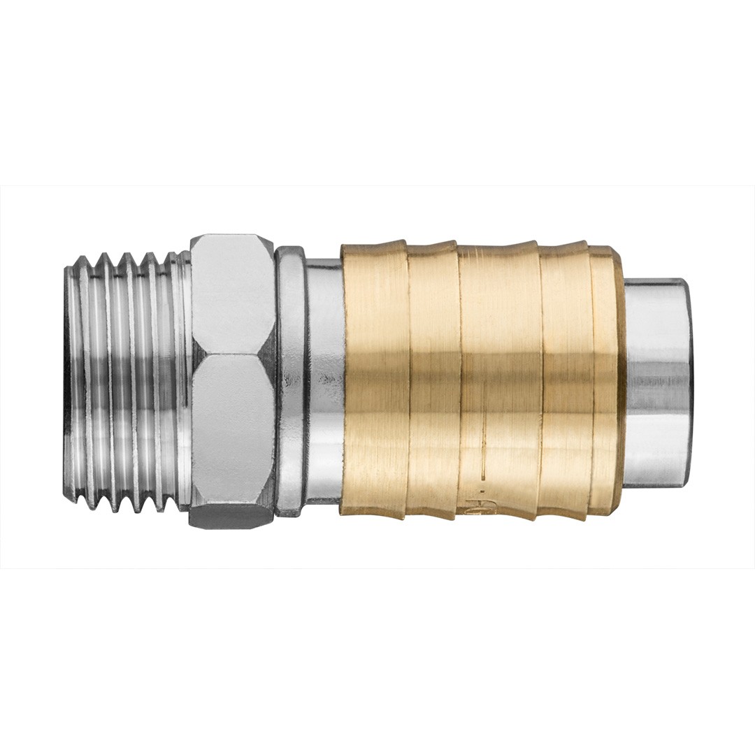 Tresice France Schnellkupplung Für Kompressor Mit Außengewinde 1/2 - T N12-637 - Bild 2