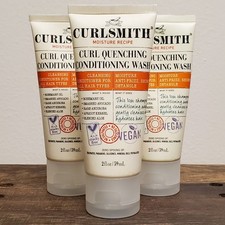 3x Curlsmith Curl Quenching Conditioning Hair Wash 2 oz Cleansing Conditioner