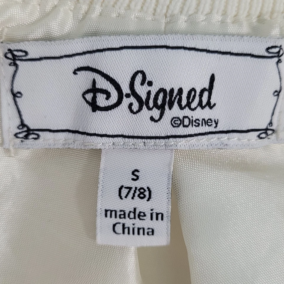 Chaqueta con Cremallera Forrada de Piel Sintética Blanca Marfil Disney Firmada en D Niñas Talla Pequeña S 7/8 Foto 3 de 4
