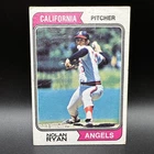 1974 NOLAN RYAN TOPPS #20 VINTAGE BASEBALL CARD, CALIFORNIA ANGELS - HOF
