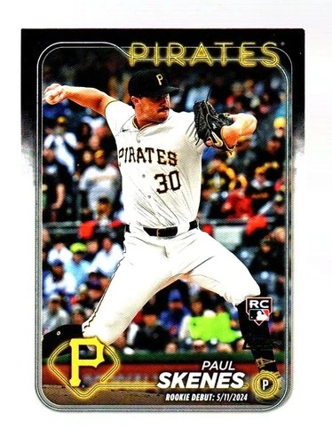 2024 TOPPS UPDATE PAUL SKENES ROOKIE DEBUT ROOKIE CARD #US288