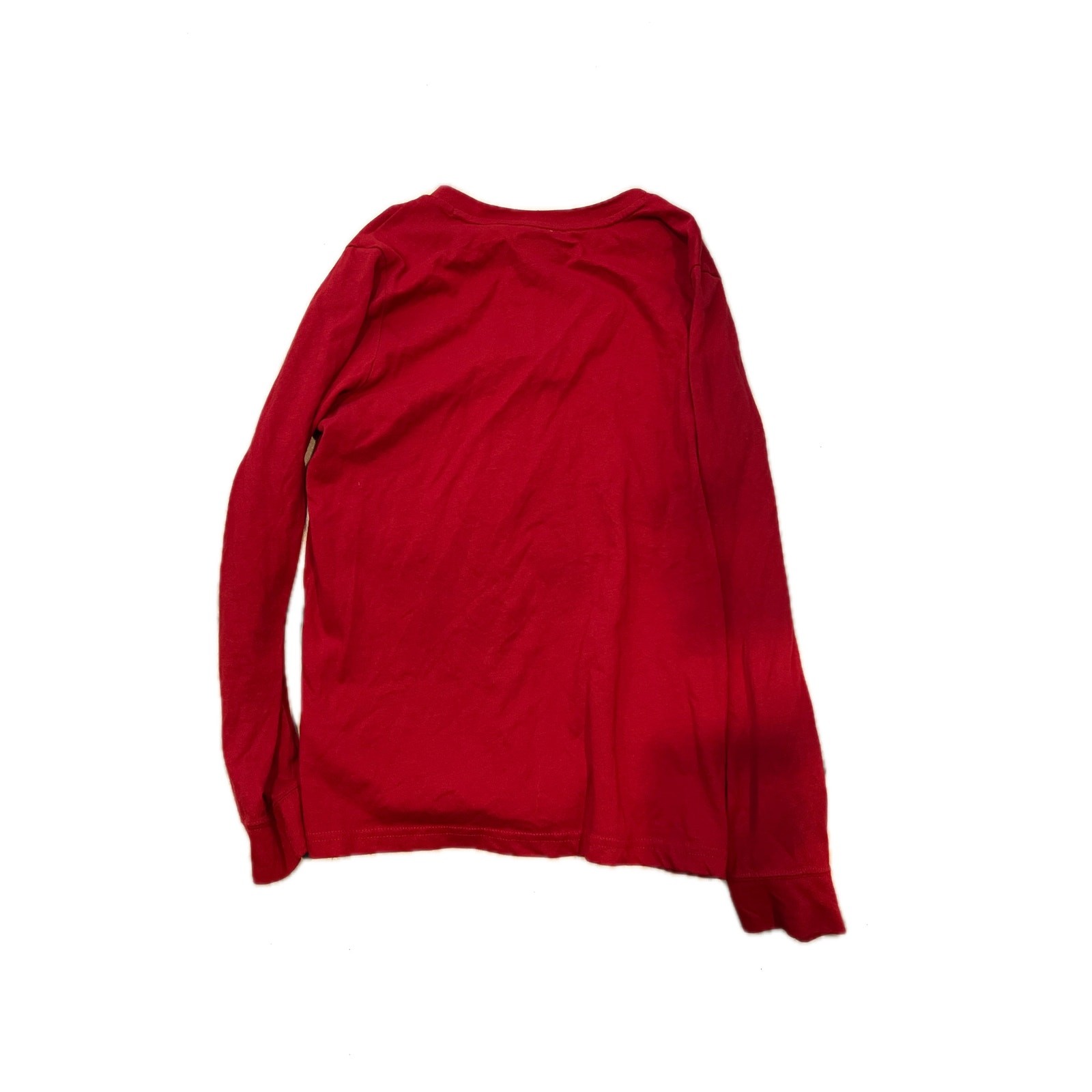 Abercrombie Kids 3/4 Button Long Sleeve Shirt Red Boys 13/14 image 2