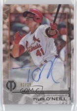2019 Topps Tribute Tribute Auto Orange 1/25 Tyler O'Neill #TA-TO Auto lz7