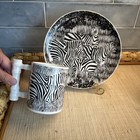 1970s Transferware African Safari Plates And Mugs Set Of 4 — photo 2