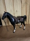 Louis Marx Johnny West Black Thunderbolt Horse With Accessories