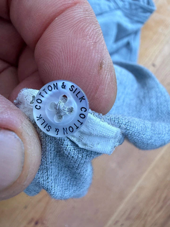 COTTON & SILK HENLEY SHORT WOMENS SZ SMALL F13 - Image 4 of 4