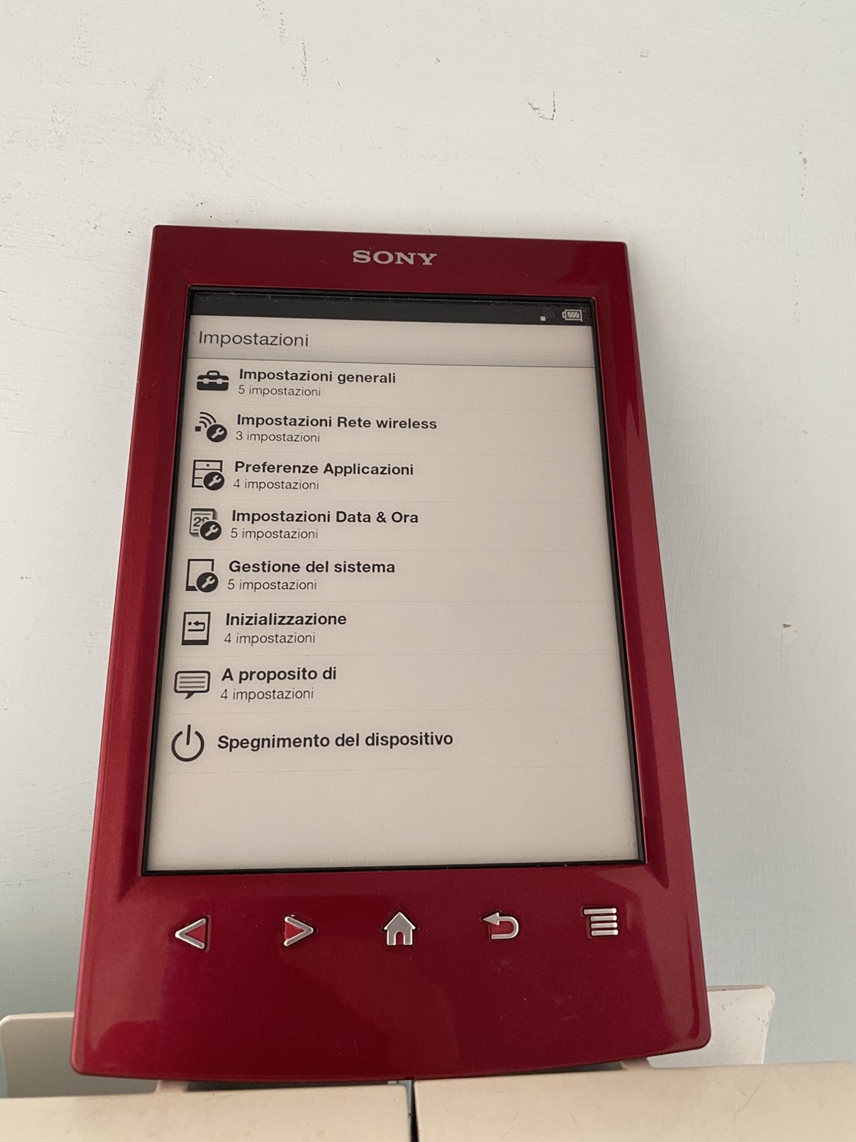 eBook Reader Sony Lettore Libri Prs-t2